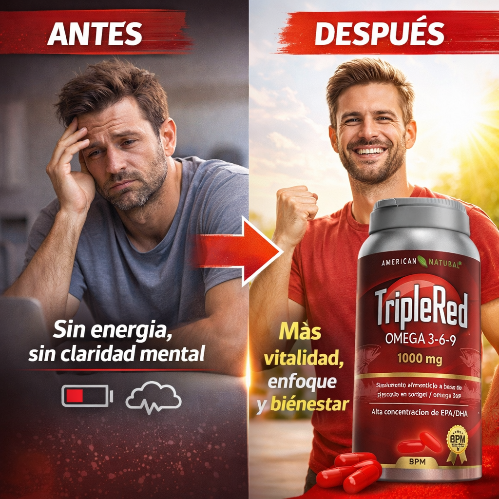 Triplered ™- Refuerza Tu Salud y Energía Diaria