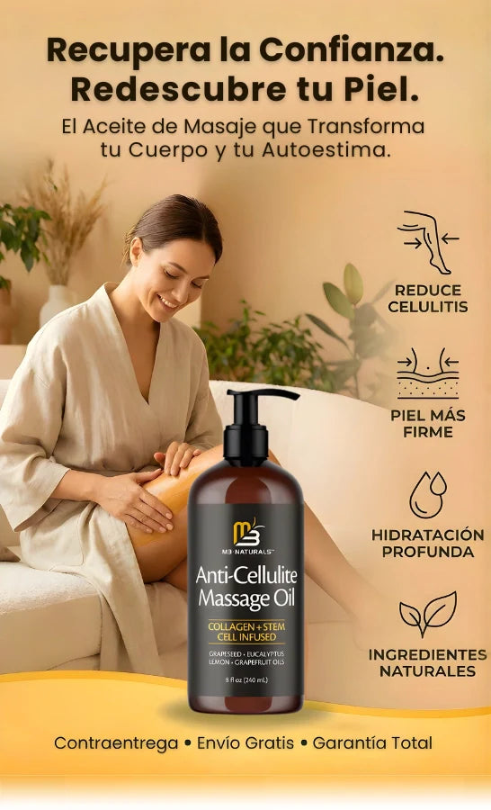 Aceite Anticelulitis Reafirmante M3 Natrurals