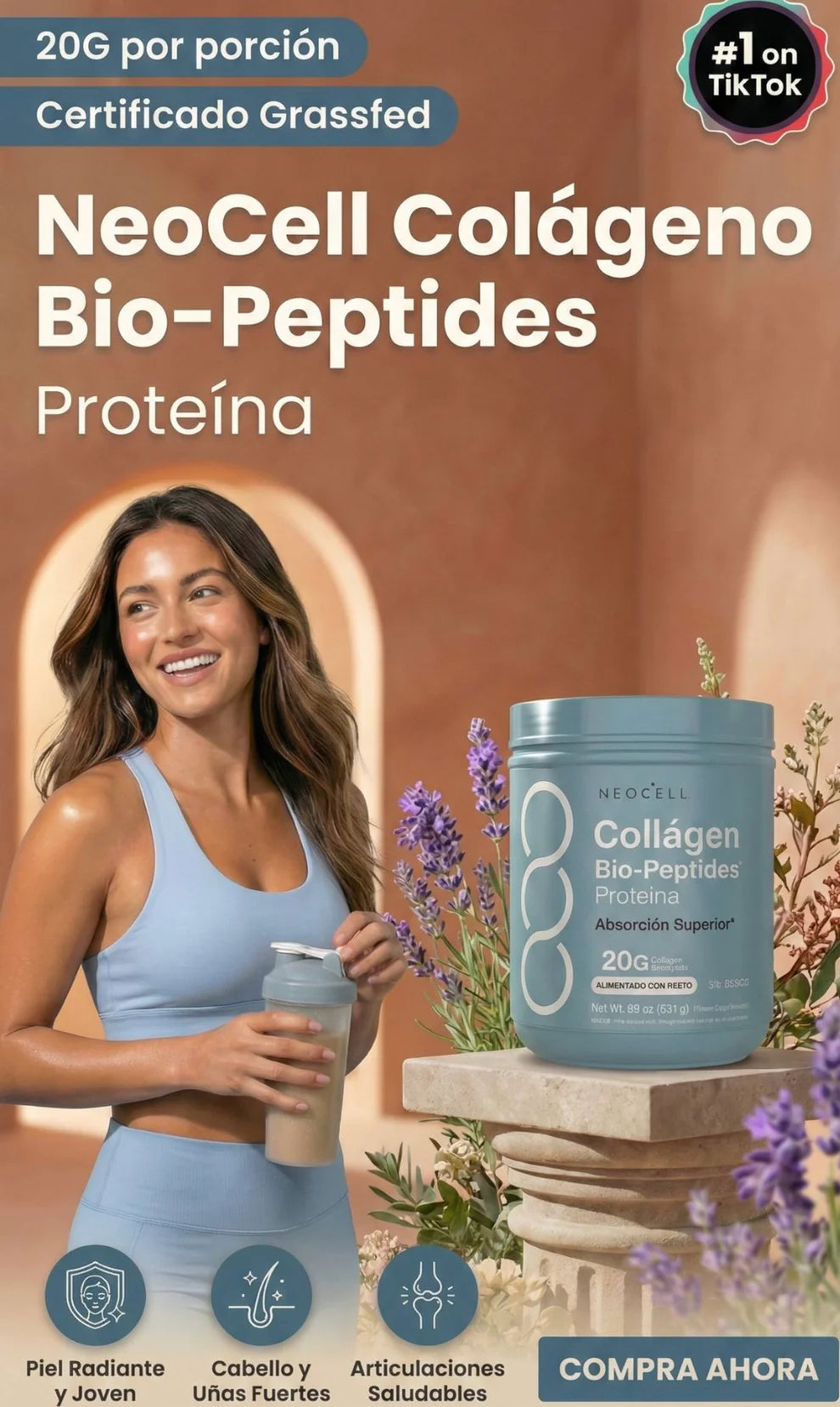 Neocell - Biopéptidos de colágeno en polvo
