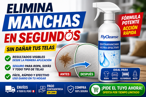 Tus telas limpias otra vez, sin complicaciones