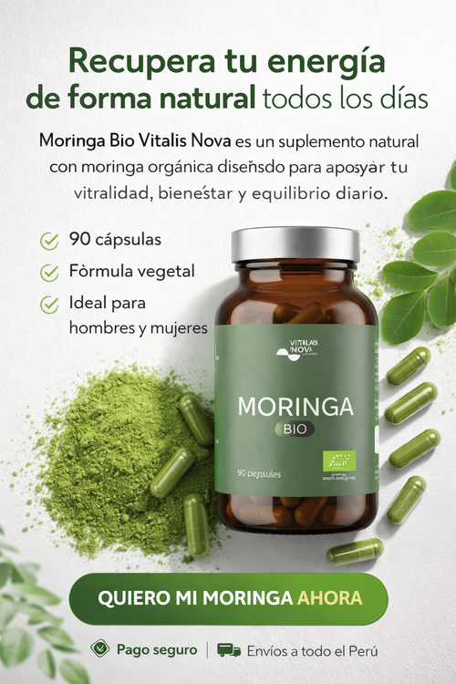 Moringa 100% Orgánica: Nutrición Pura del Árbol de la Vida