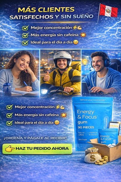 ENERGY Y FOCUS - Despierta tu mente y rinde al máximo en segundos