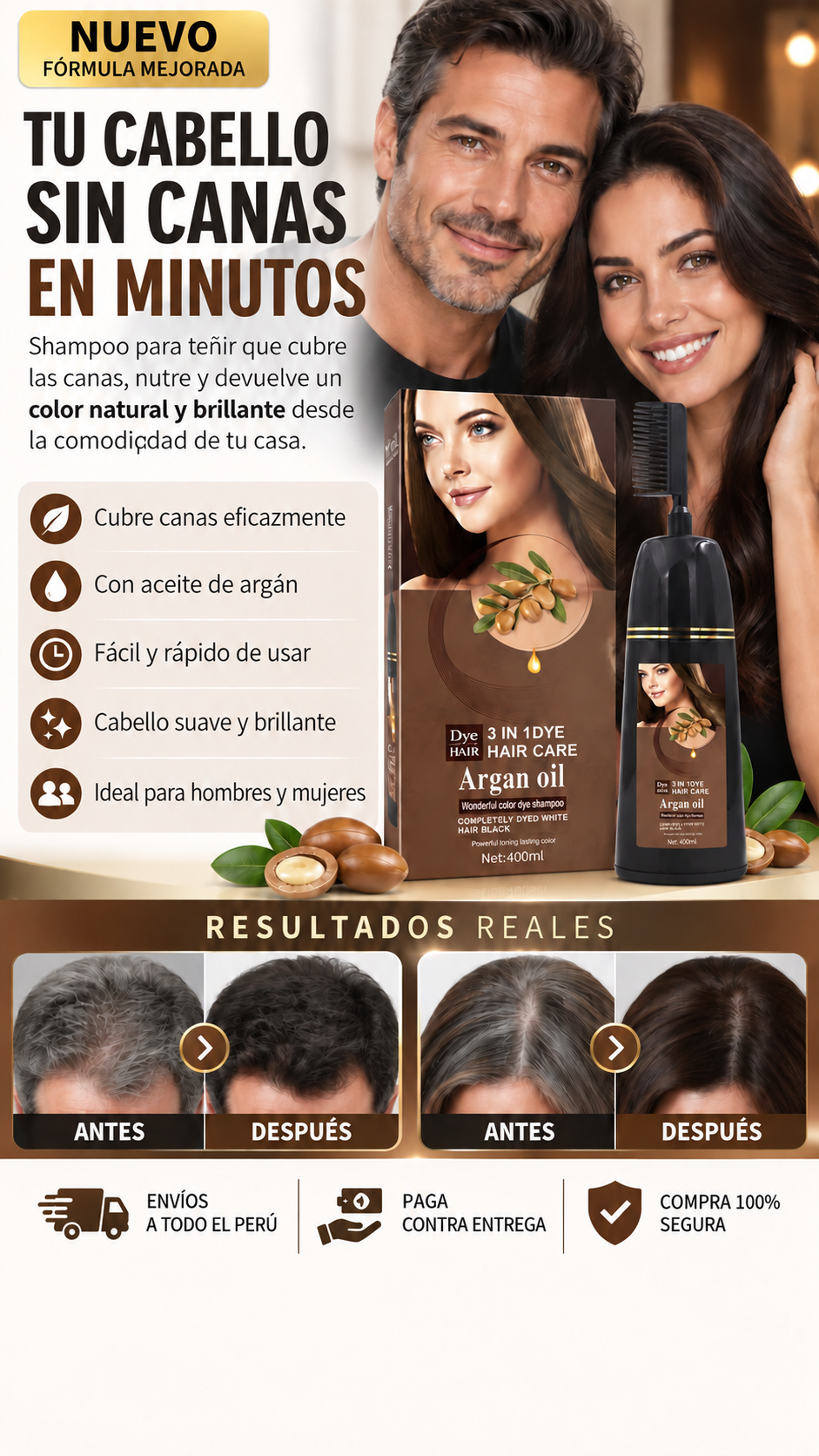 ADEXE shampoo para teñir el cabello