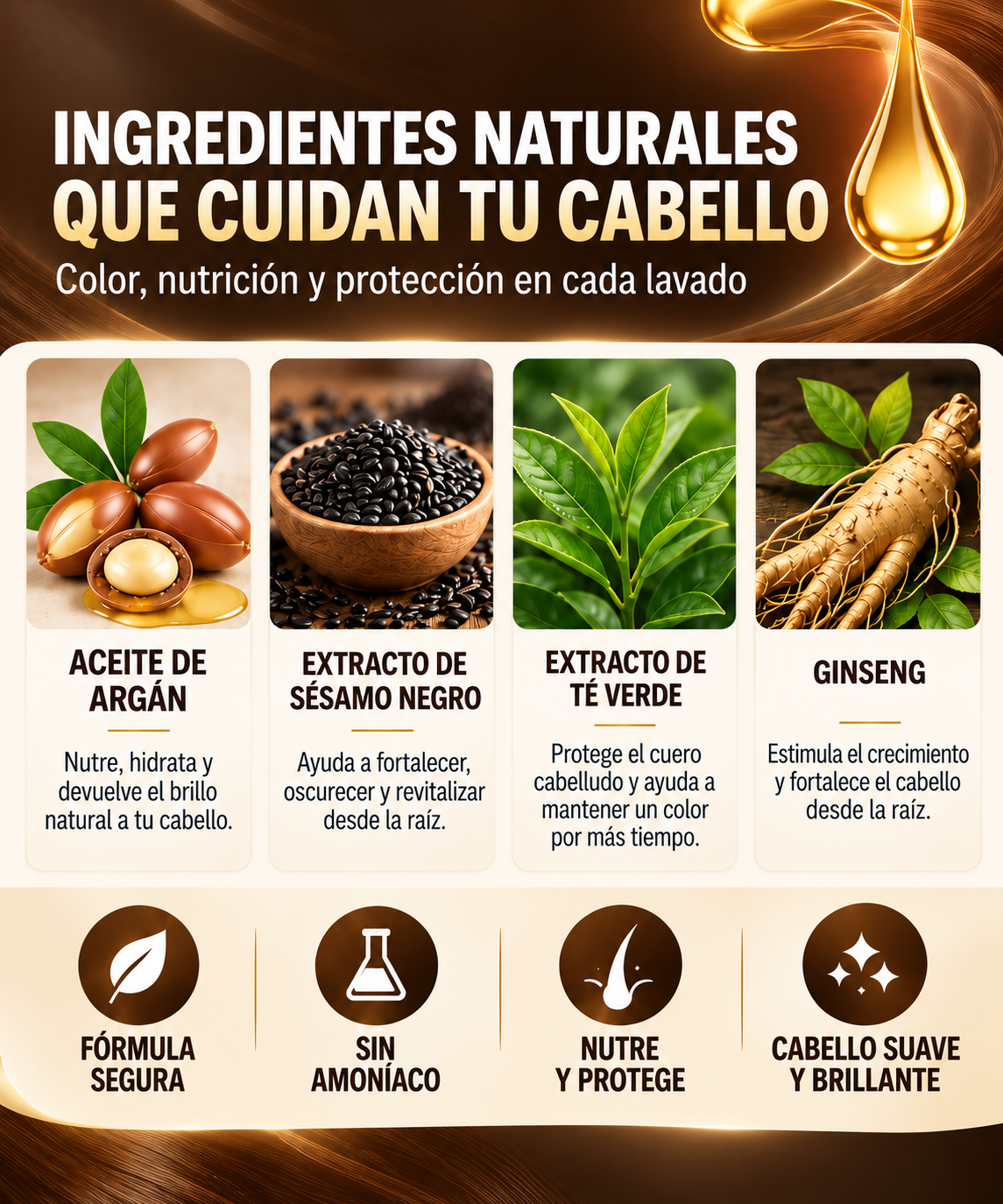 ADEXE shampoo para teñir el cabello