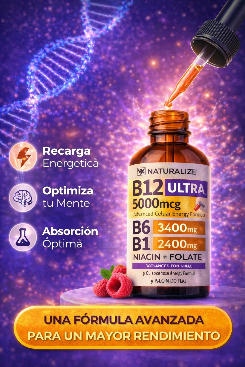FORMULA B-Energía Real, Más Enfoque y Vitalidad Diaria