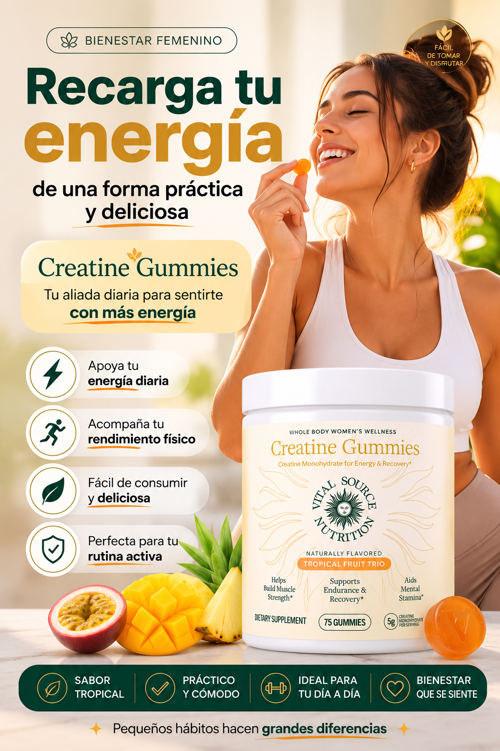 Olvídate del Polvo: Descubre las Gomitas de Creatina que Todos Quieren Probar