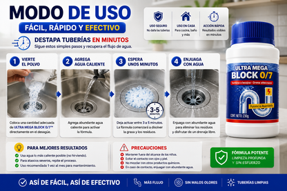 DESTAPA TU DRENAJE EN MINUTOS SIN LLAMAR AL PLOMERO