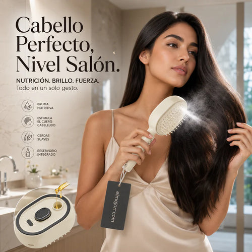 CEPILLO A VAPOR CAPILAR MASAJE 5 EN 1 - NUTRE Y ALISA AL Tiempo