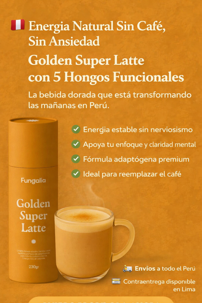 Golden Super Latte - Energía Real y Enfoque